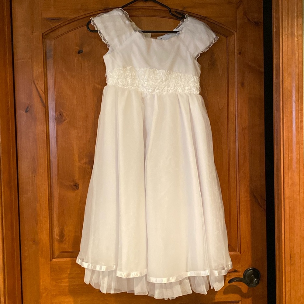 Girls white dress